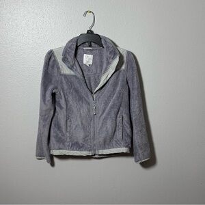 The children’s place Kids Girls Full Zip jacket gray‎ fleece size M (7/8)